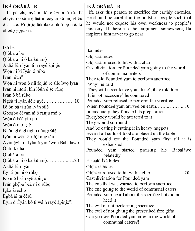 ©kominifa.com | Extract of "Ifá a complete divination"