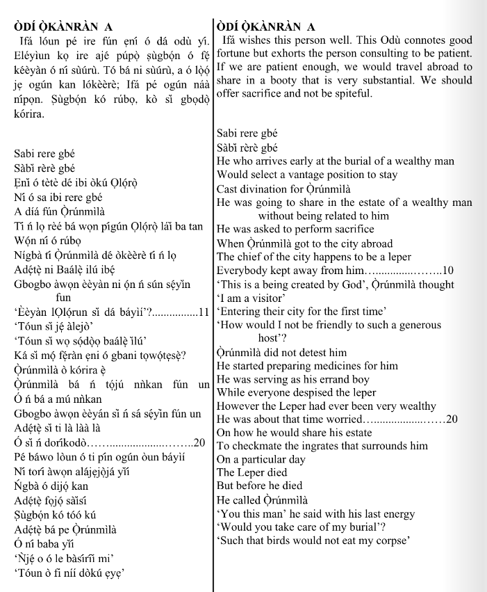 ©kominifa.com | Extract of "Ifá a complete divination"