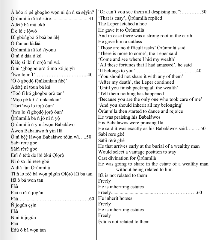 ©kominifa.com | Extract of "Ifá a complete divination"