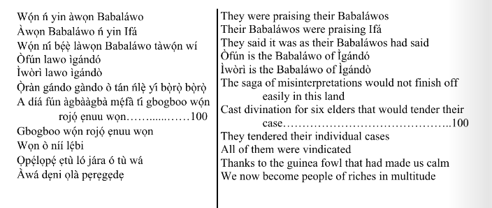 ©kominifa.com | Extract of "Ifá a complete divination"