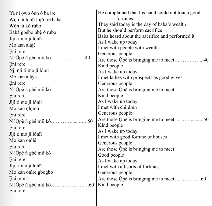 ©kominifa.com | Extract of "Ifá a complete divination"