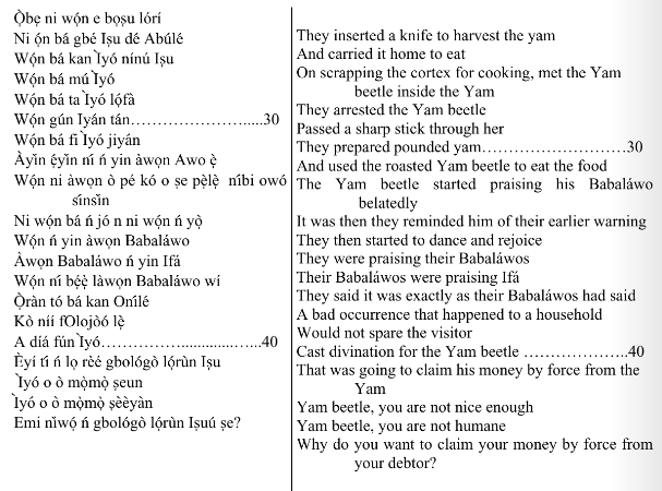 ©kominifa.com | Extract of "Ifá a complete divination"